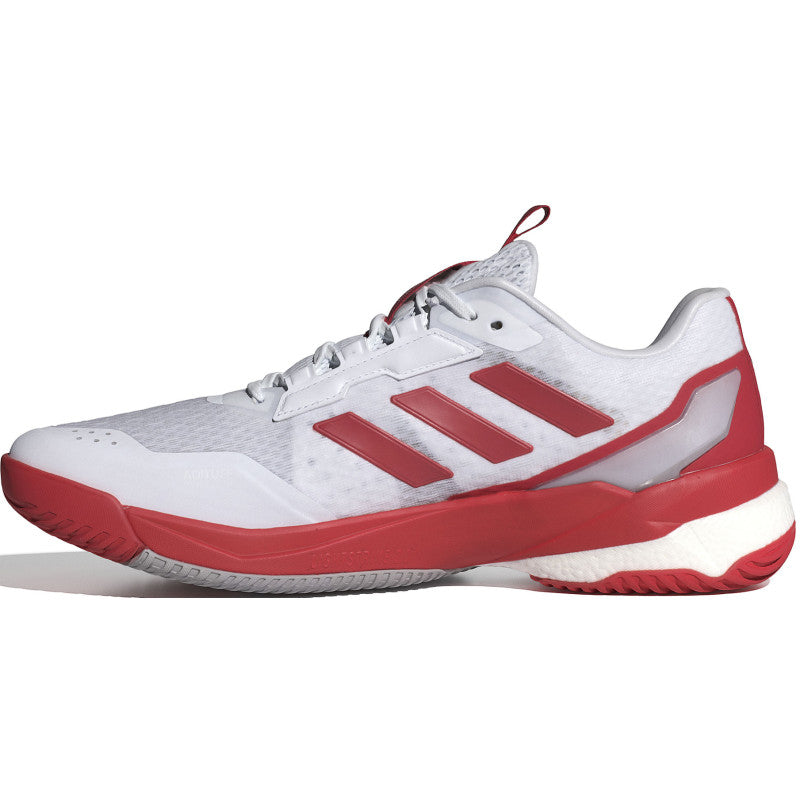 adidas crazyflight 5 femme blanc rouge gris