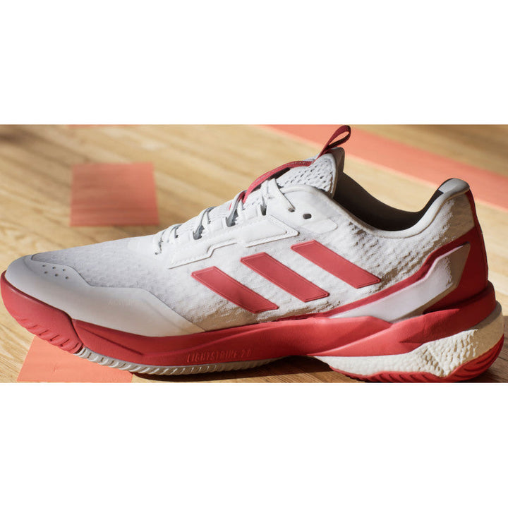 adidas crazyflight 5 femme blanc rouge gris