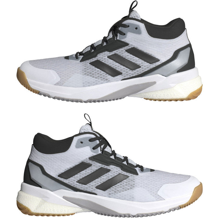 adidas crazyflight 5 mid blanc noir argent