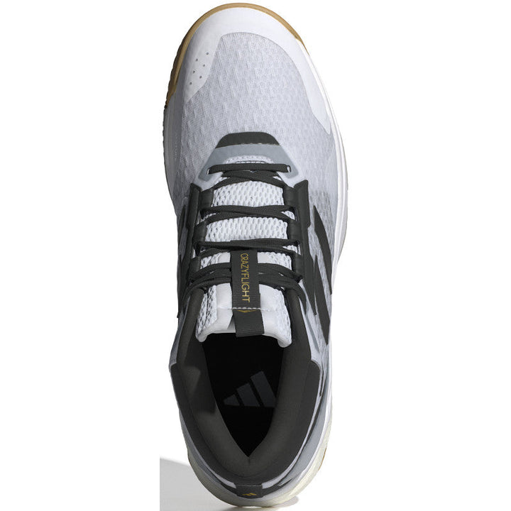 adidas crazyflight 5 mid blanc noir argent