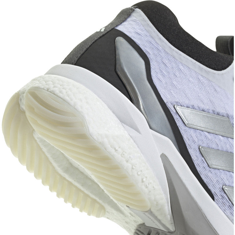 adidas crazyflight 5 mid femme blanc argent noir