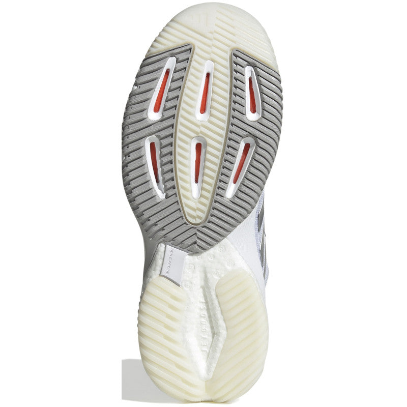 adidas crazyflight 5 mid femme blanc argent noir