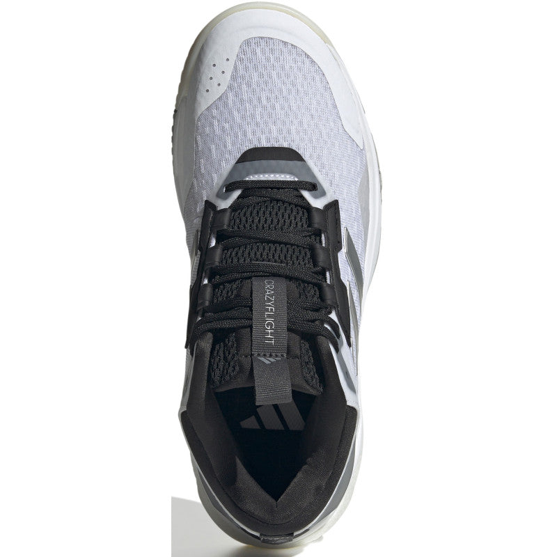 adidas crazyflight 5 mid femme blanc argent noir
