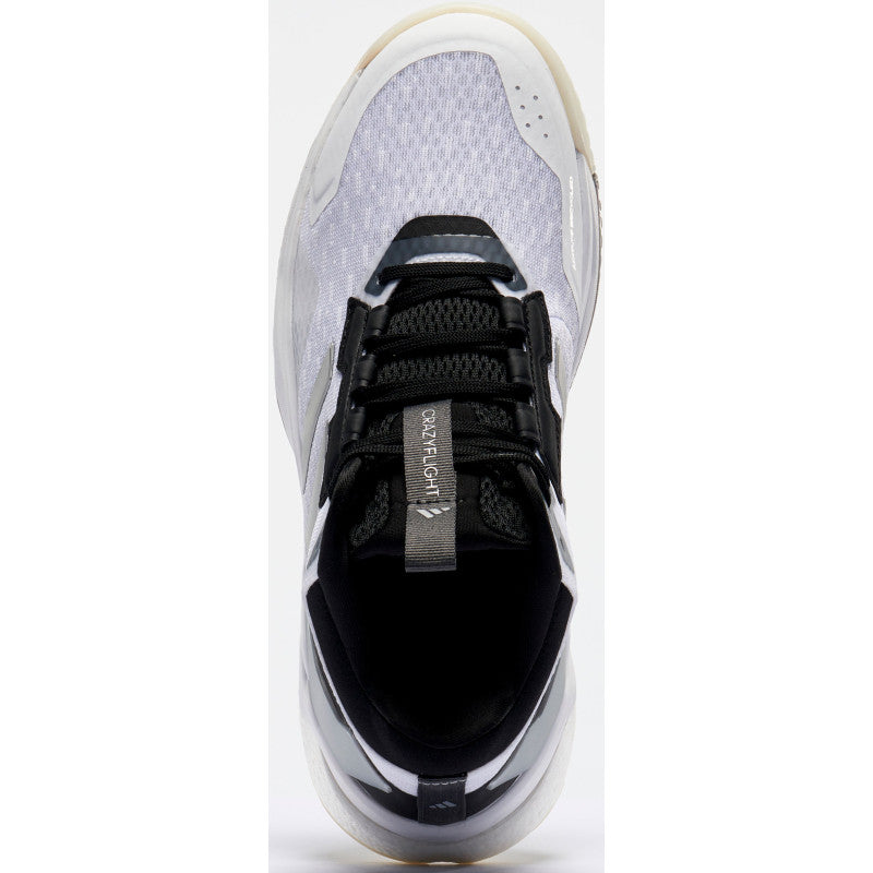 adidas crazyflight 5 mid femme blanc argent noir