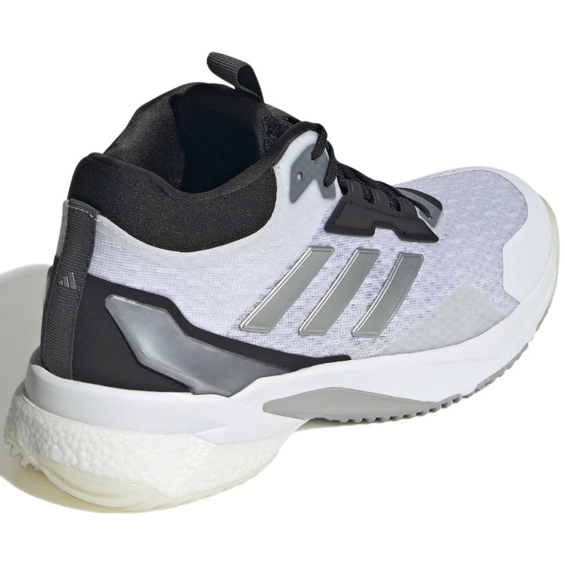 adidas crazyflight 5 mid femme blanc argent noir