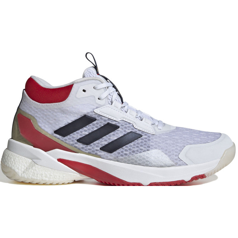 adidas crazyflight 5 mid femme blanc bleu rouge or