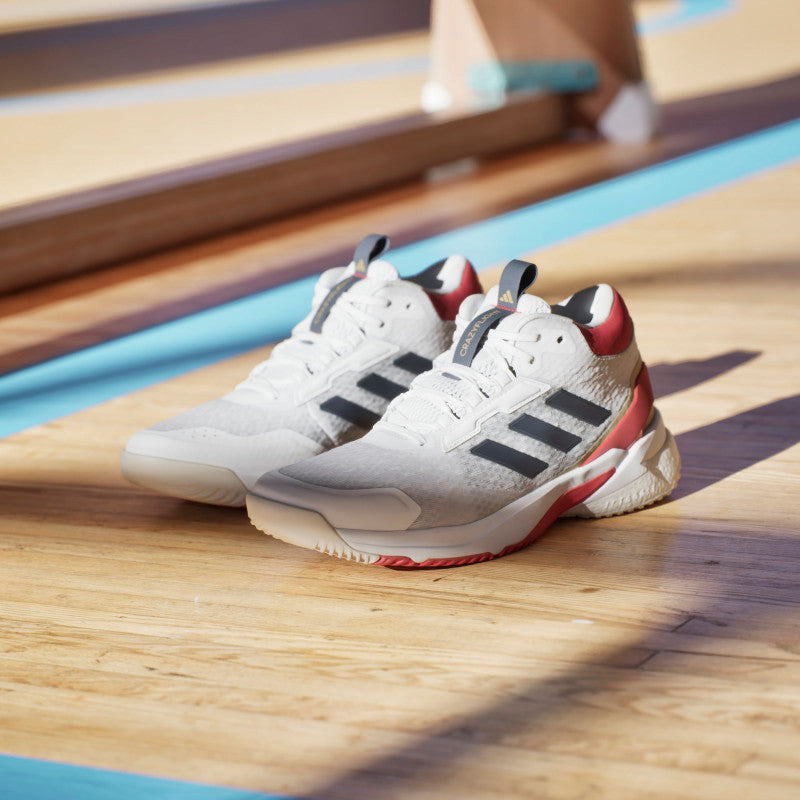 adidas crazyflight 5 mid femme blanc bleu rouge or