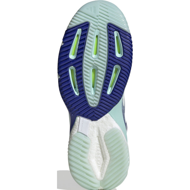 adidas crazyflight 5 mid femme bleu vert blanc