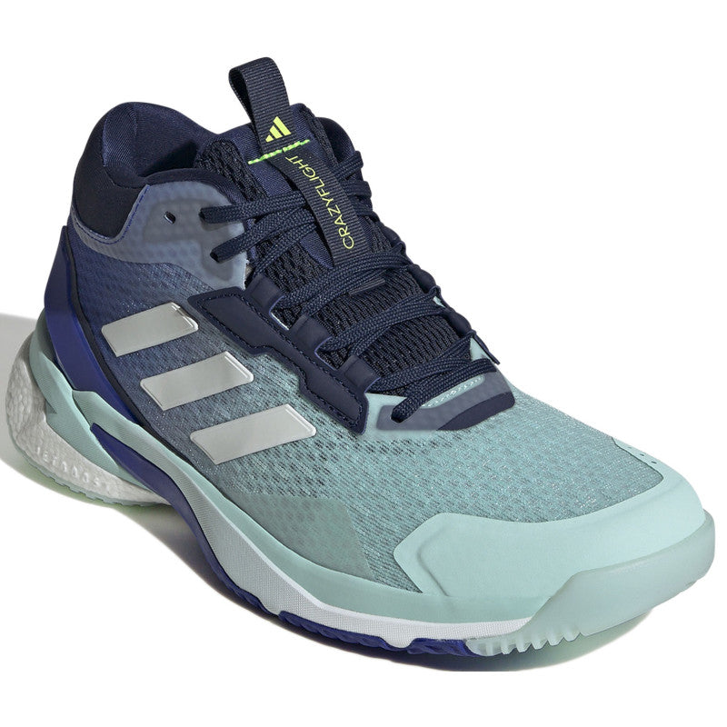 adidas crazyflight 5 mid femme bleu vert blanc