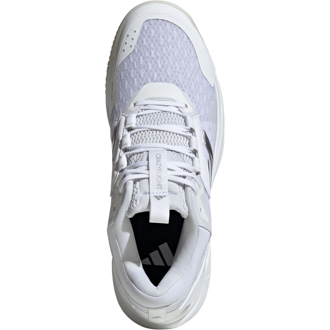 adidas crazyflight 6 Mid blanc argent