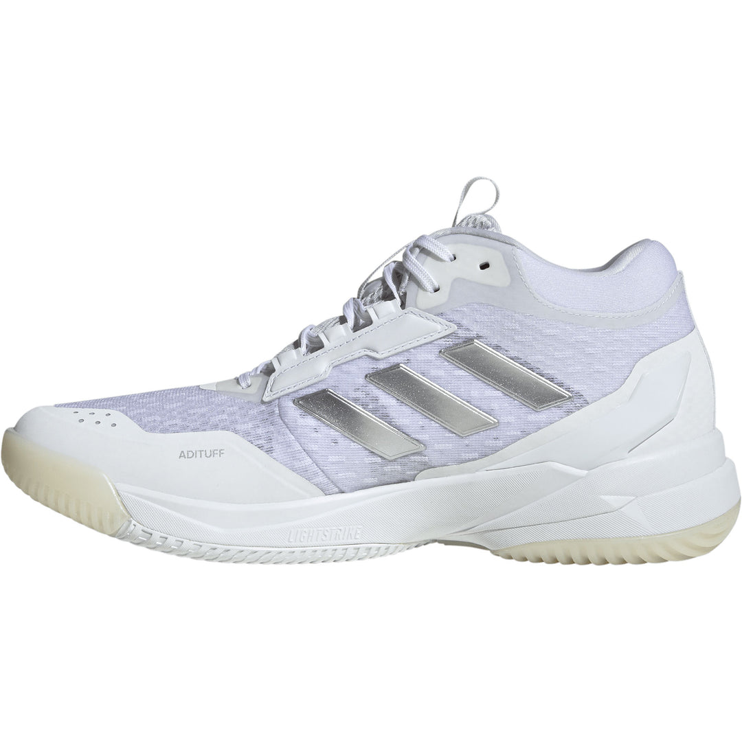 adidas crazyflight 6 Mid blanc argent