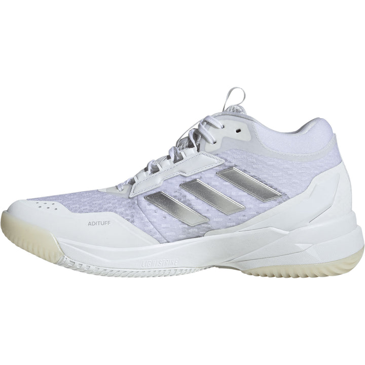 adidas crazyflight 6 Mid blanc argent