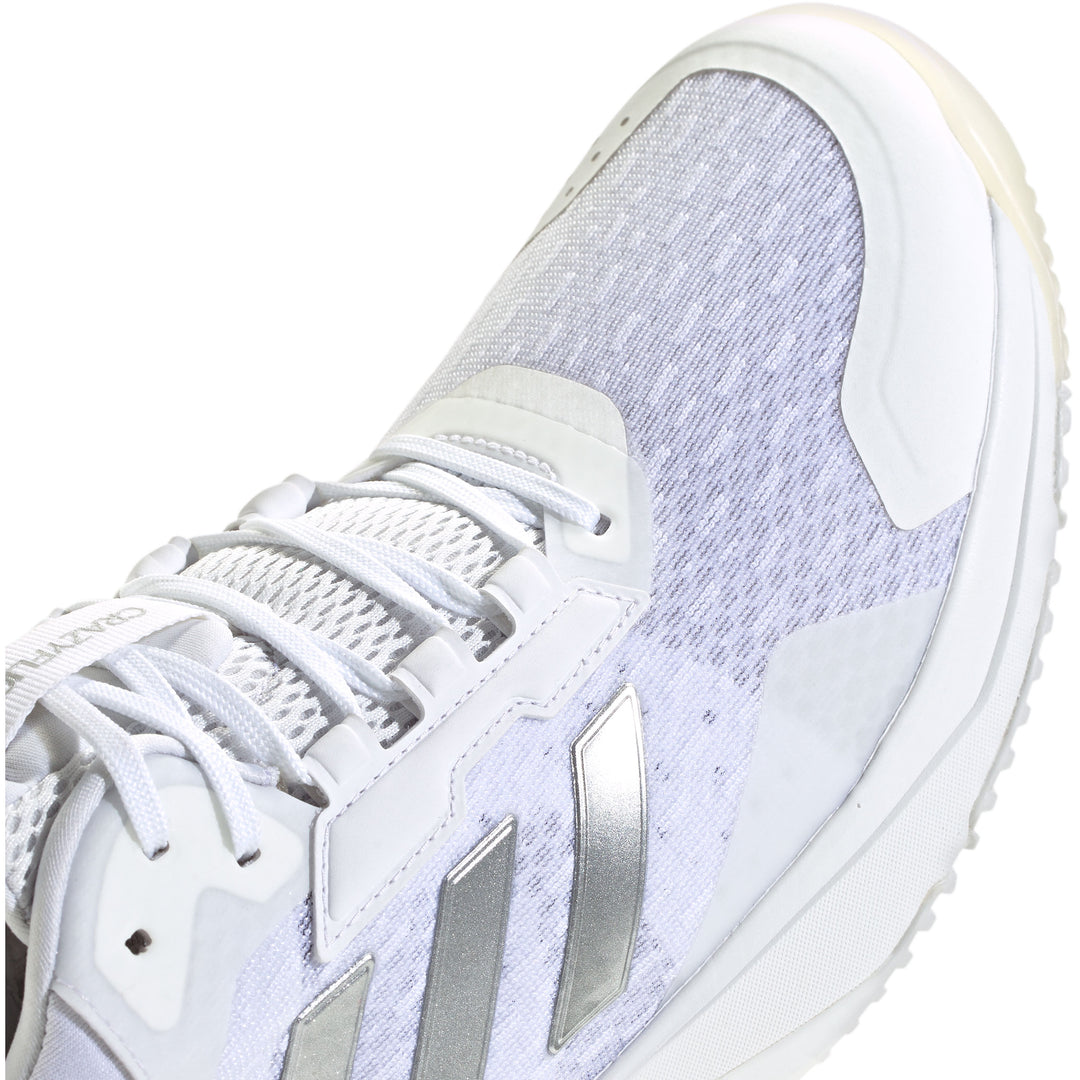 adidas crazyflight 6 Mid blanc argent