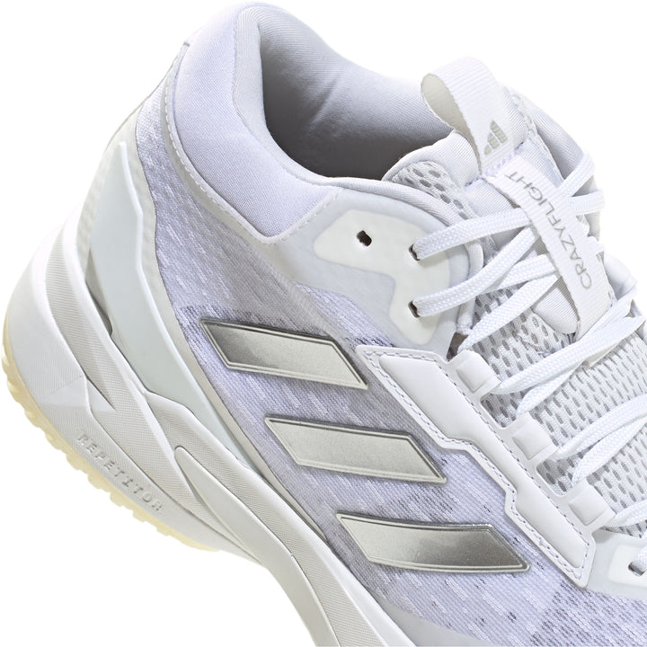 adidas crazyflight 6 Mid blanc argent