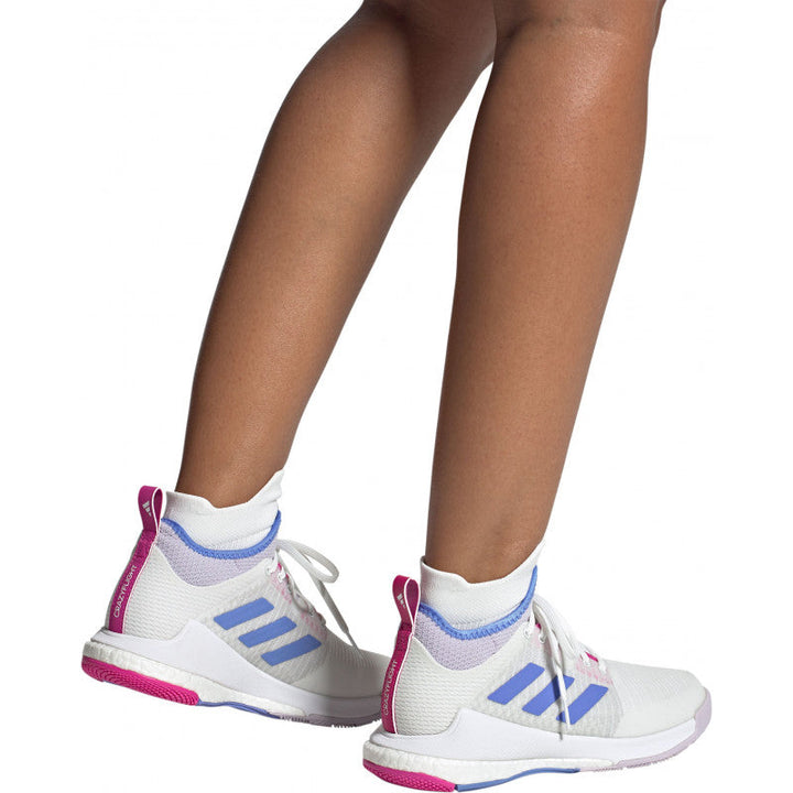 adidas crazyflight mid femme blanc bleu rose