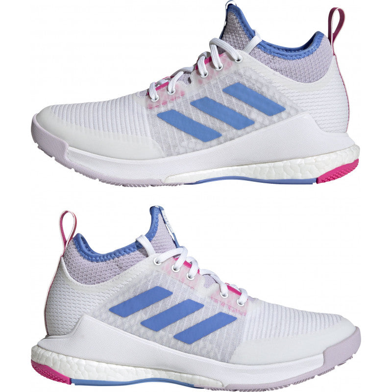 adidas crazyflight mid femme blanc bleu rose