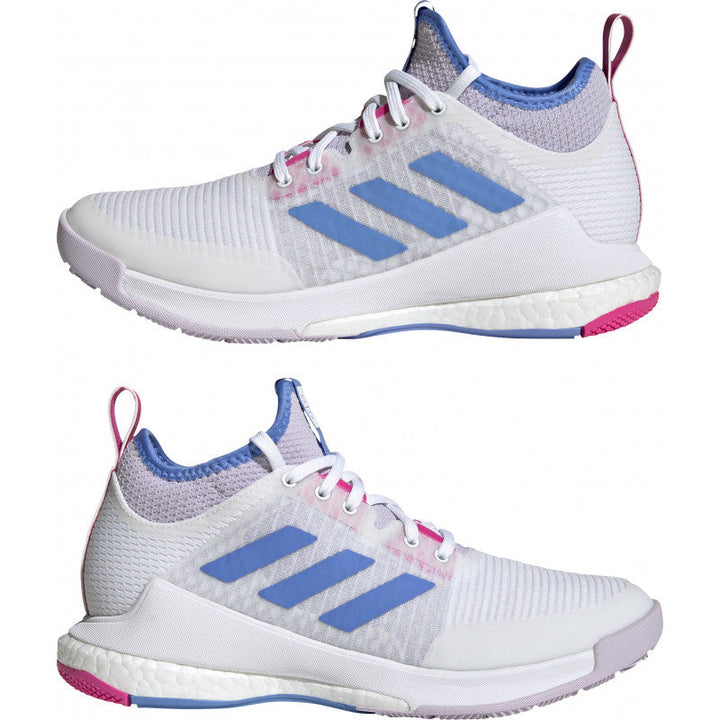 adidas crazyflight mid femme blanc bleu rose