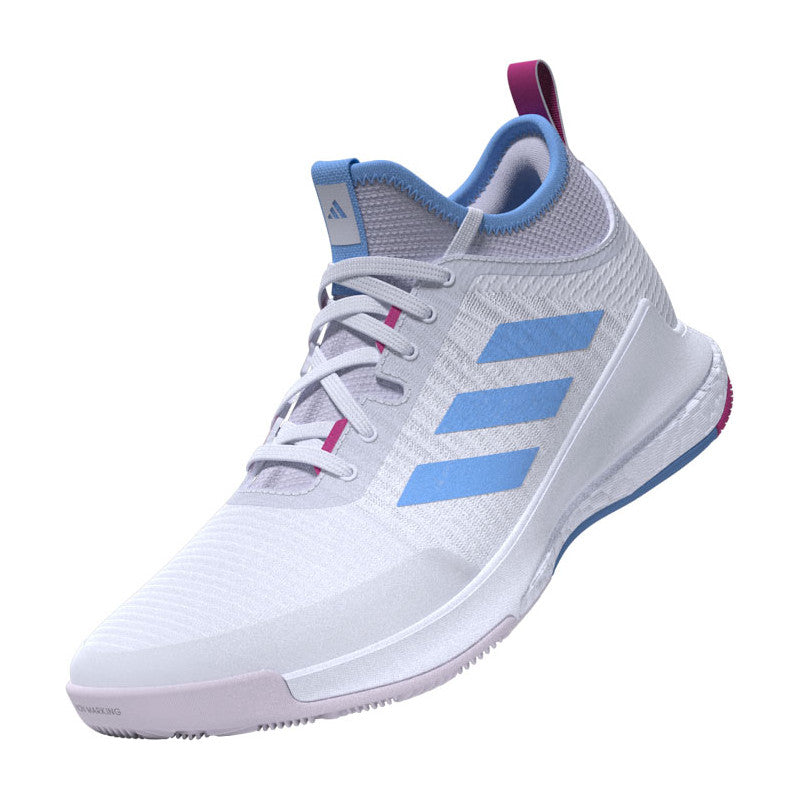 adidas crazyflight mid femme blanc bleu rose - Main Image
