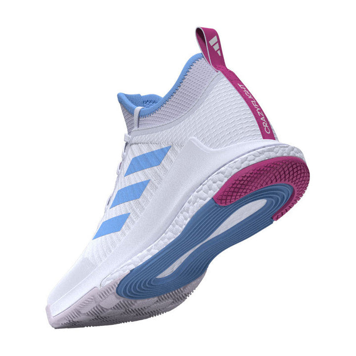 adidas crazyflight mid femme blanc bleu rose