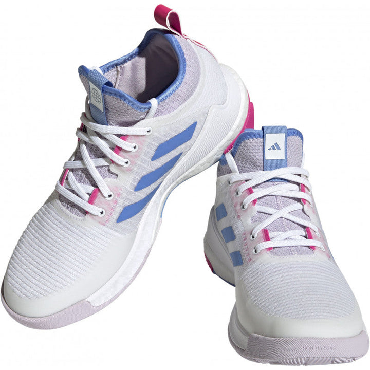 adidas crazyflight mid femme blanc bleu rose