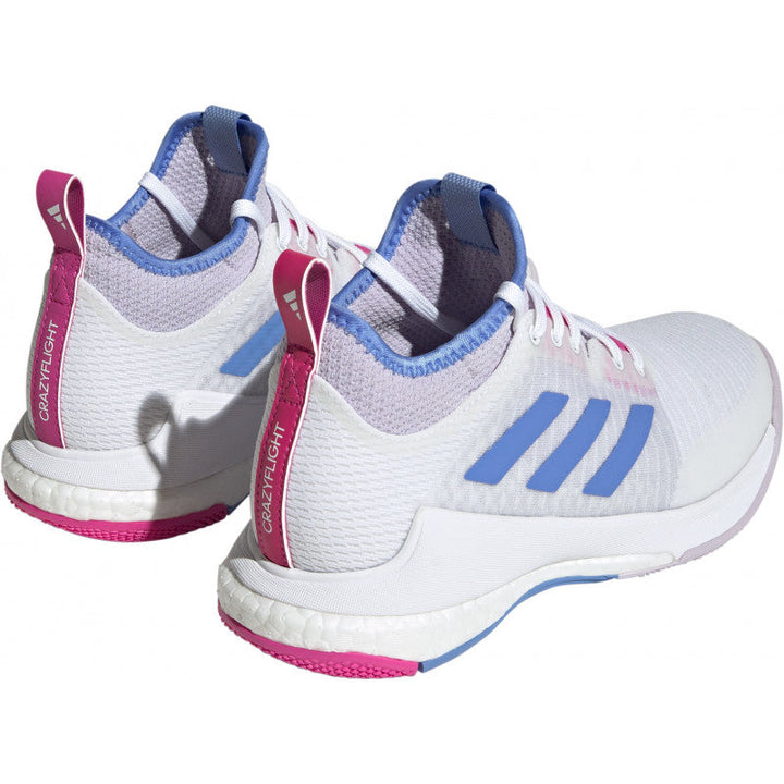 adidas crazyflight mid femme blanc bleu rose