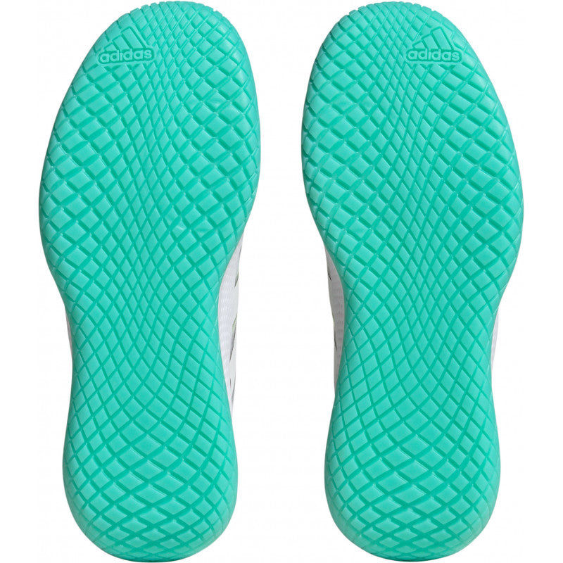 adidas forcebounce femme blanc gris vert