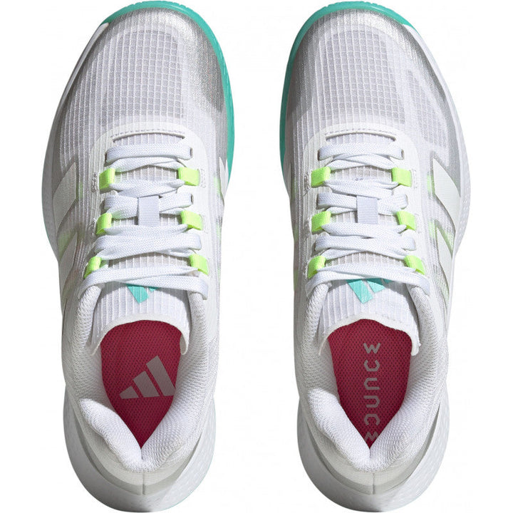 adidas forcebounce femme blanc gris vert