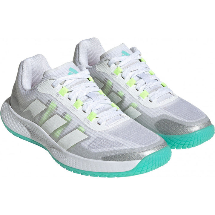 adidas forcebounce femme blanc gris vert