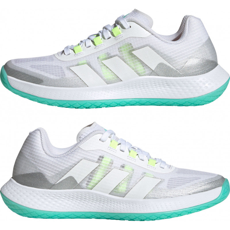 adidas forcebounce femme blanc gris vert