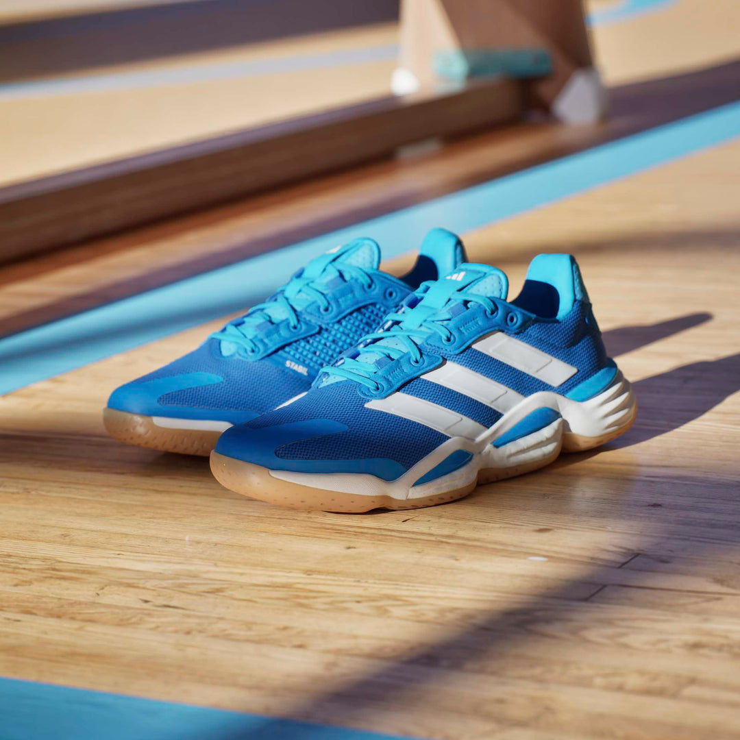 adidas stabil 16 bleu blanc marron