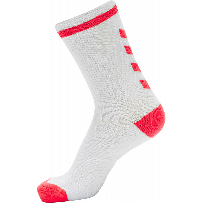 chaussettes hummel elite blanc rose