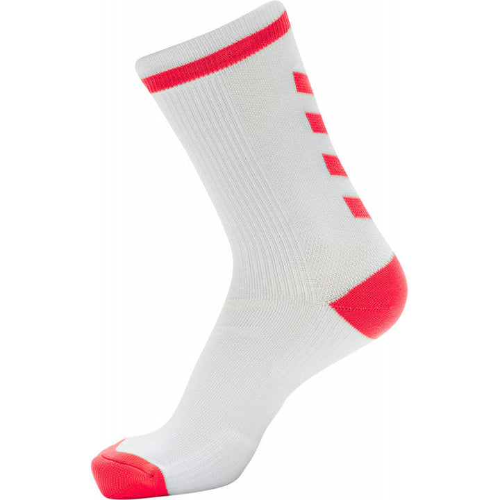 chaussettes hummel elite blanc rose