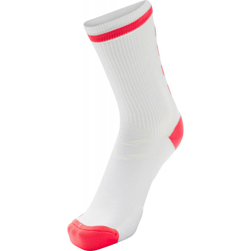 chaussettes hummel elite blanc rose