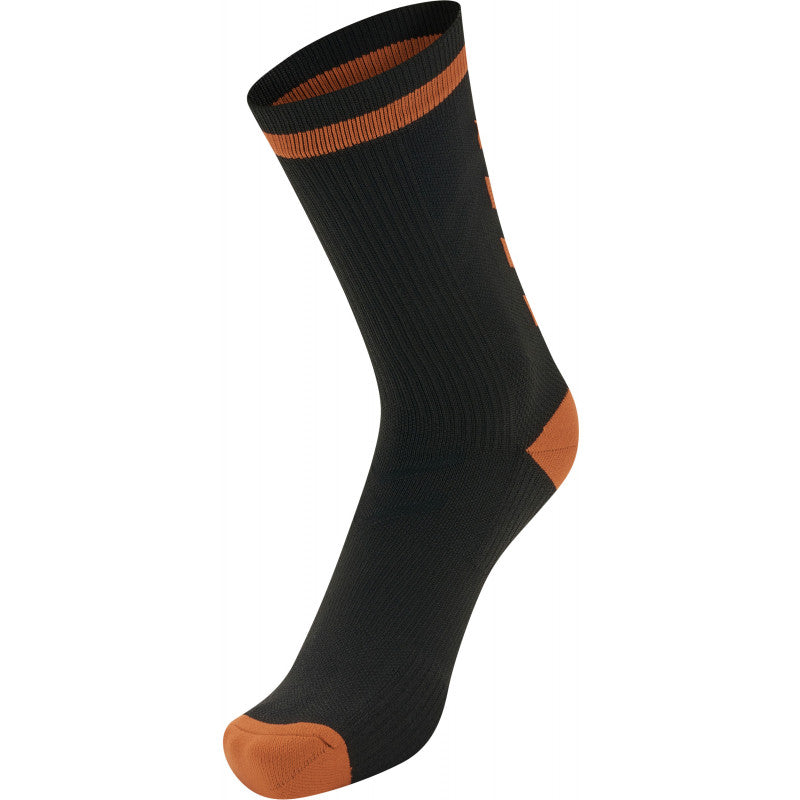 chaussettes hummel elite noir orange