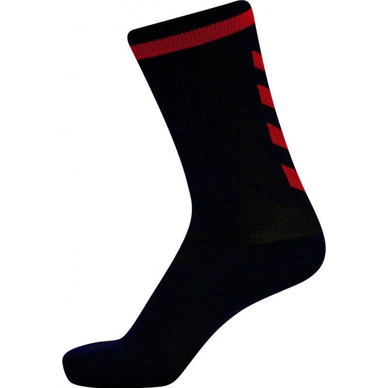 chaussettes hummel elite noir rouge