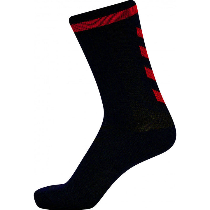 chaussettes hummel elite noir rouge