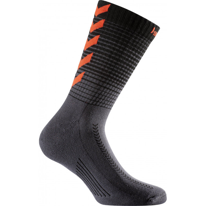 chaussettes hummel noir rouge