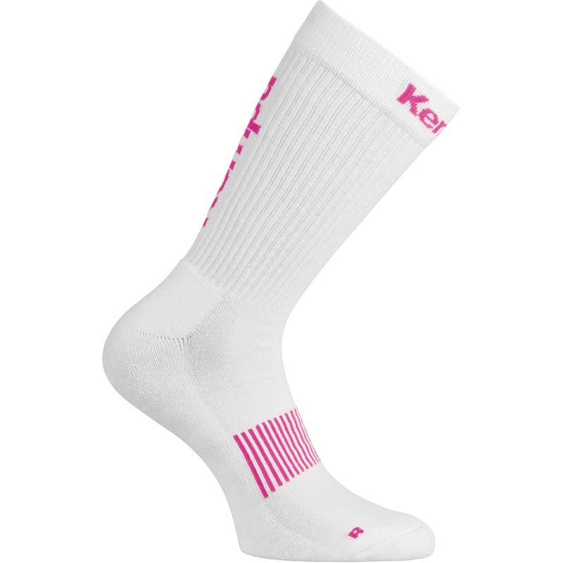 chaussettes kempa blanc / rose fuchsia