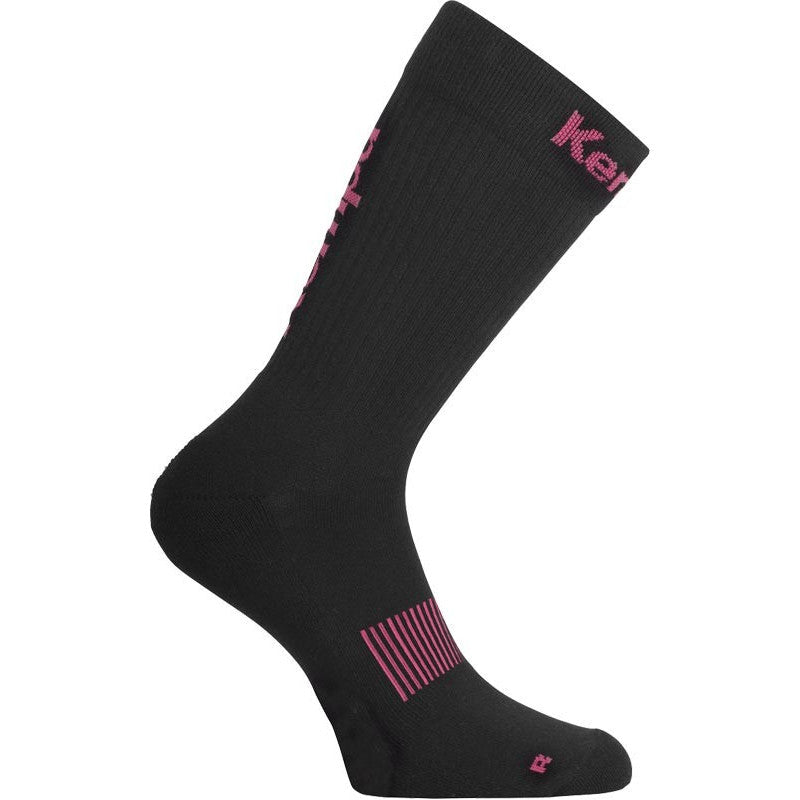 chaussettes kempa noir / rose fuchsia