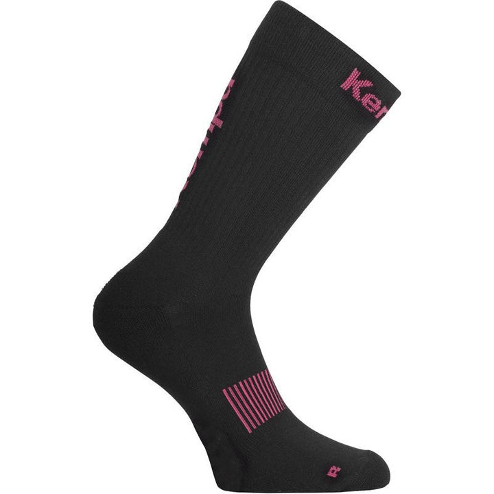 chaussettes kempa noir / rose fuchsia
