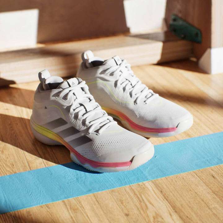 Adidas Crazyflight 7 Mid Blanc Argent Multicolore