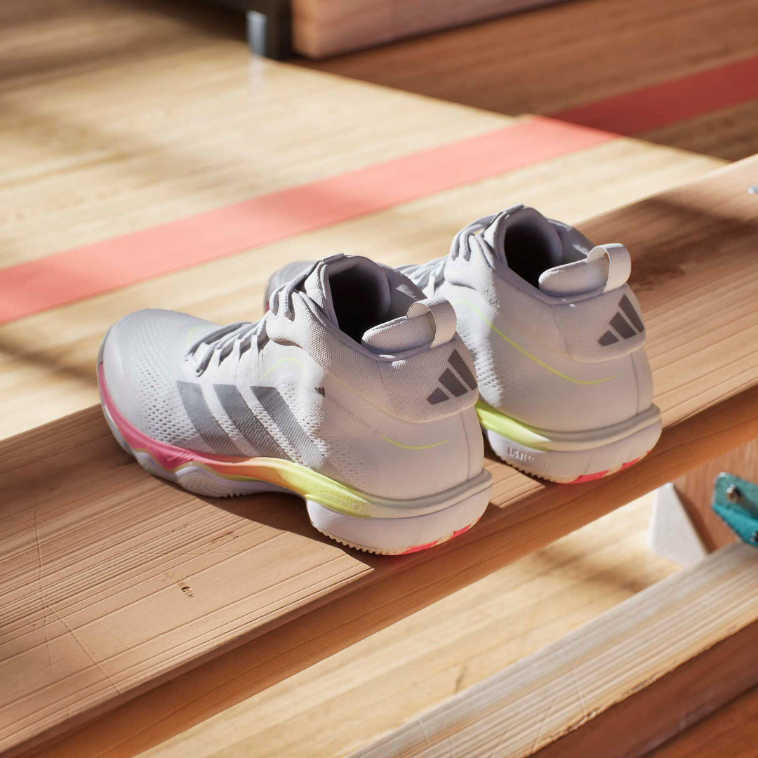 Adidas Crazyflight 7 Mid Blanc Argent Multicolore