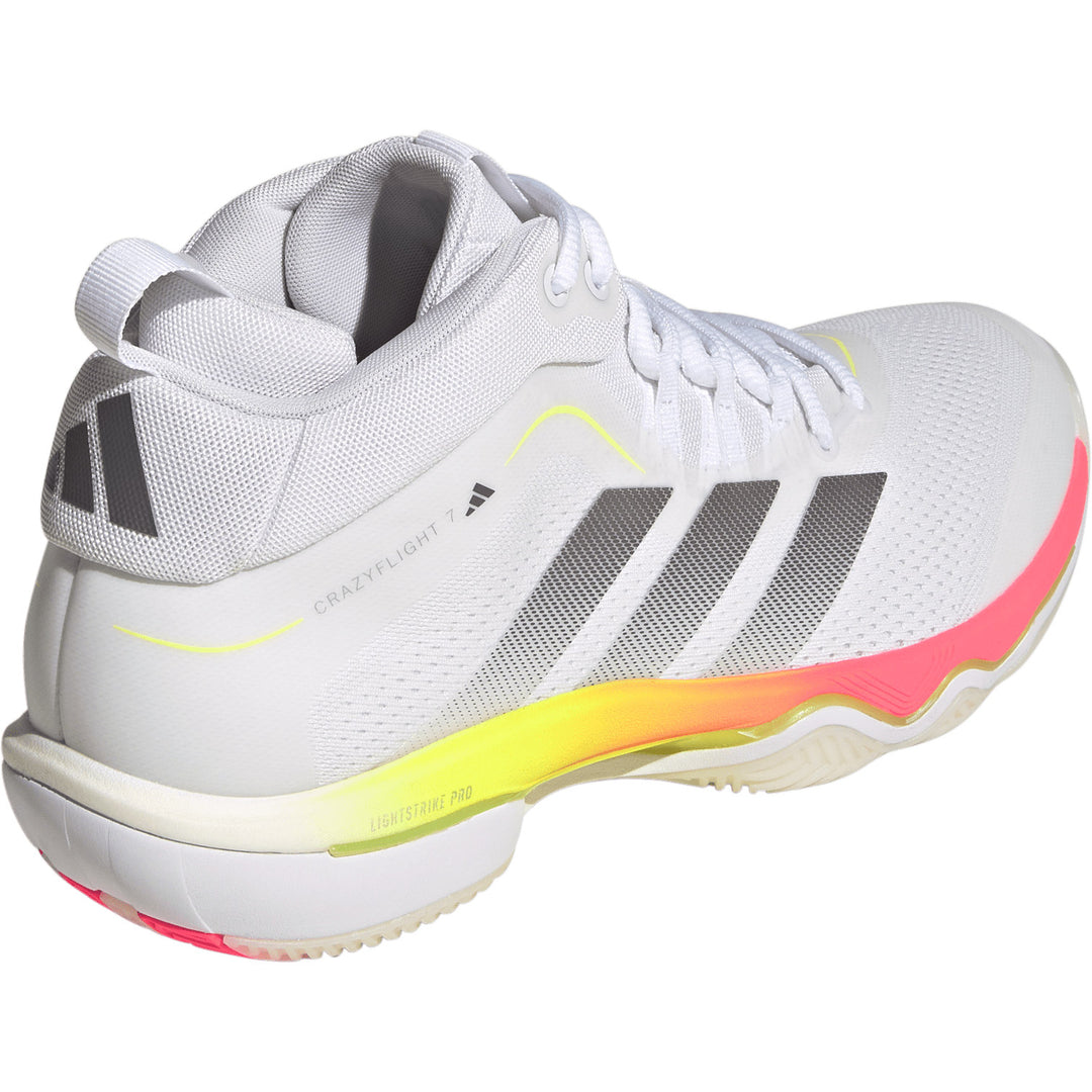 Adidas Crazyflight 7 Mid Blanc Argent Multicolore