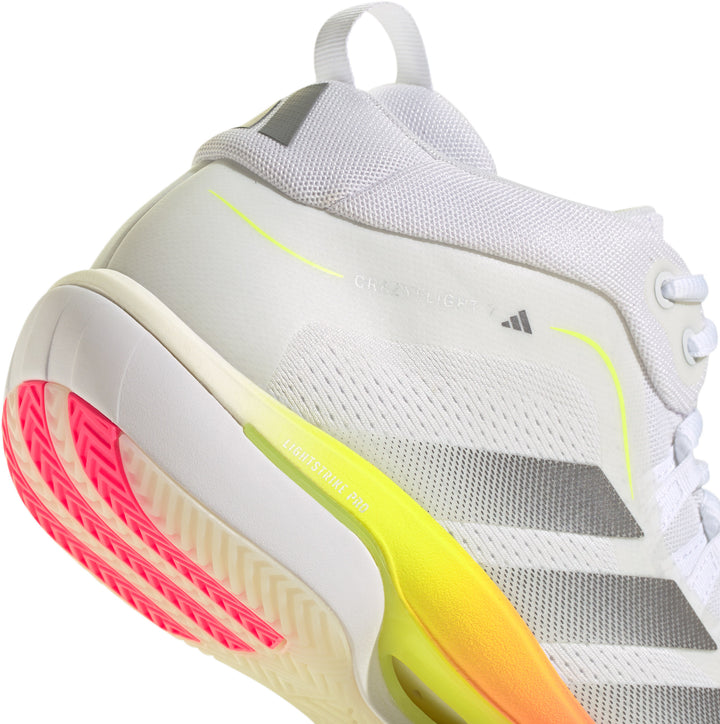 Adidas Crazyflight 7 Mid Blanc Argent Multicolore