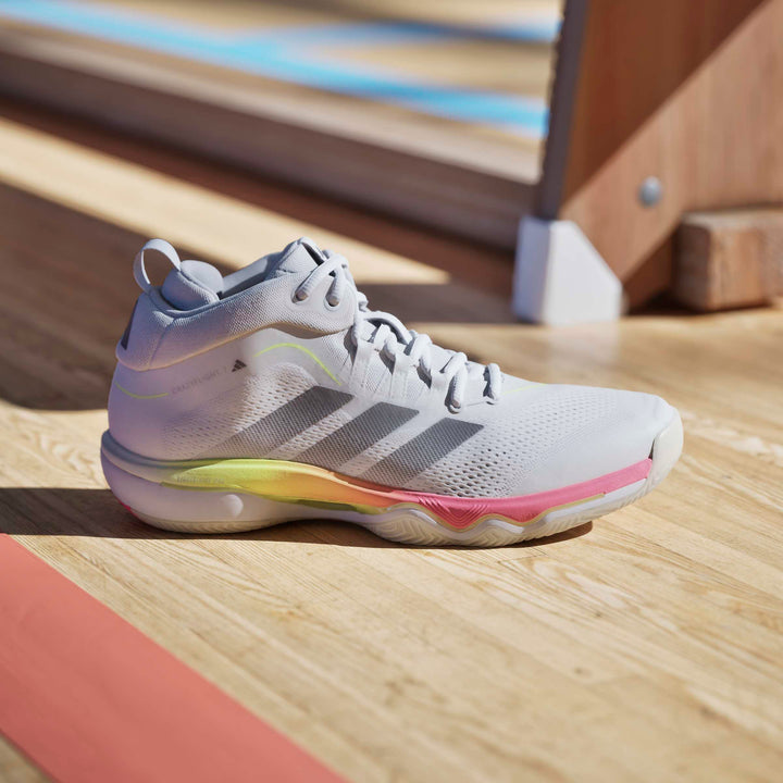 Adidas Crazyflight 7 Mid Blanc Argent Multicolore