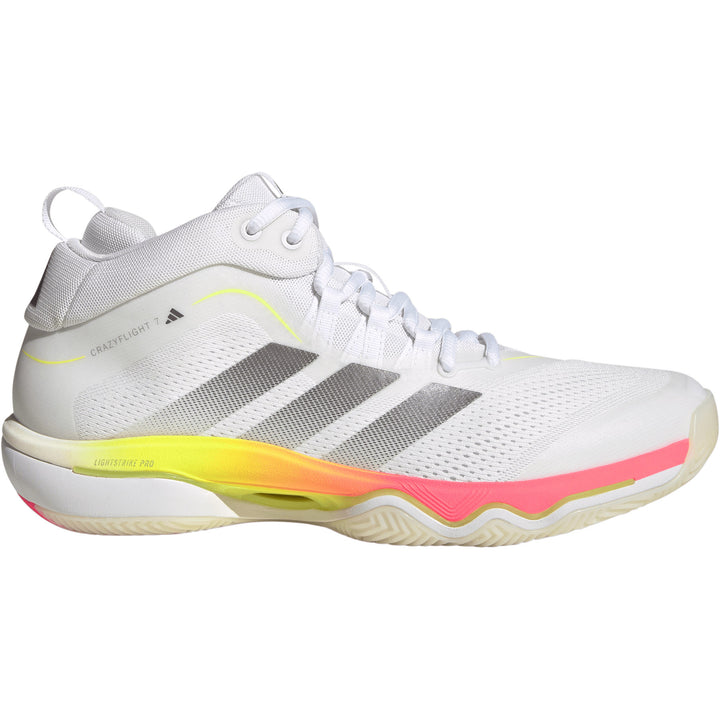 Adidas Crazyflight 7 Mid Blanc Argent Multicolore