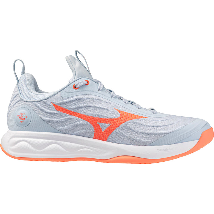 Mizuno Wave Luminous Elite Gris Ciel Corail
