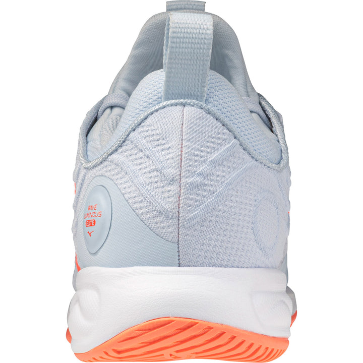 Mizuno Wave Luminous Elite Gris Ciel Corail