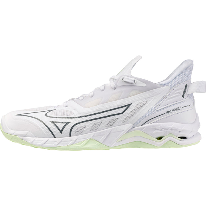 Mizuno Wave Mirage 5 Blanc Vert Gris