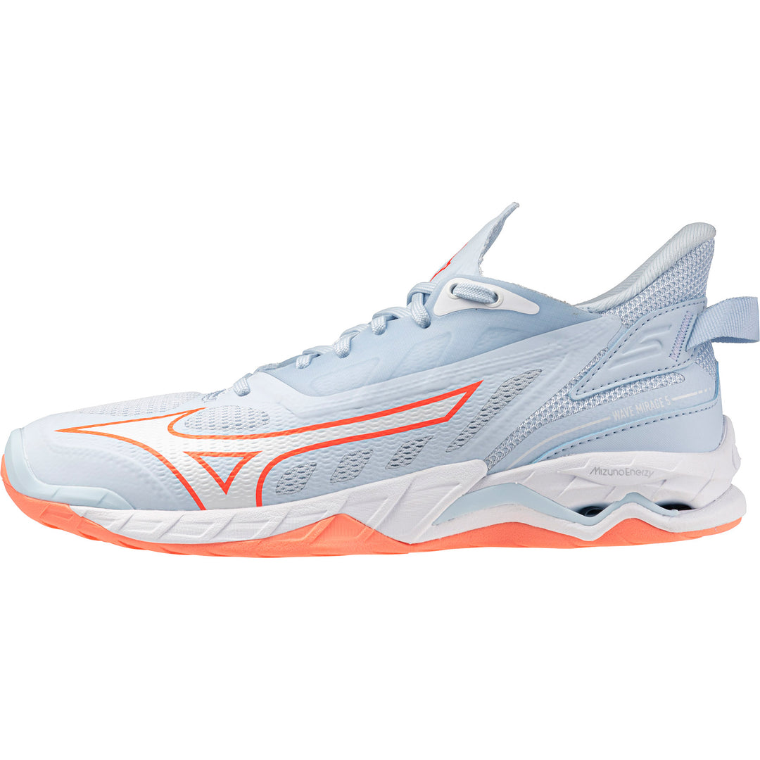 Mizuno Wave Mirage 5 Bleu Gris Corail